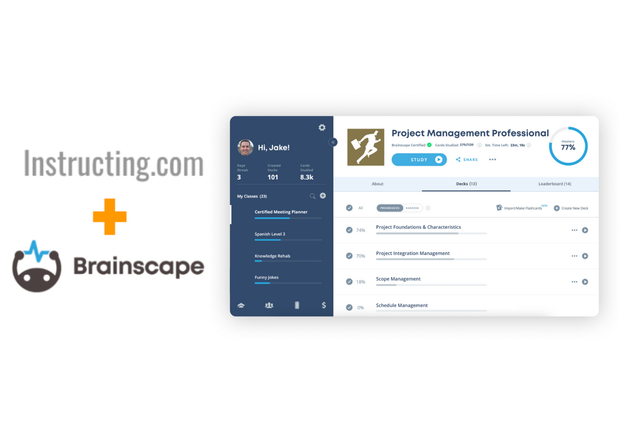 Brainscape Partners with PMP Education Giant, Instructing.com